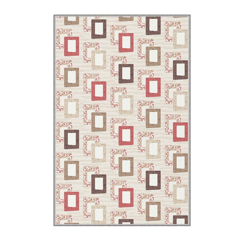 Antibacterial Hall Carpet, 3D Digital Printed, 3.3 x 4.9 ft | 100% Polyester, 0.3 in Pile Height, Non-Slip Underside, Machine Washable, Durable & Easy Care | Perfect for Living Room, Entryway & Home Décor
