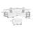 4-Piece Sectional Set W/ Ottoman-1159424799