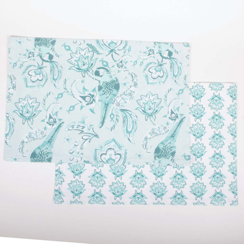 Anatolii Cotton Embroidered Rectangle Placemat
