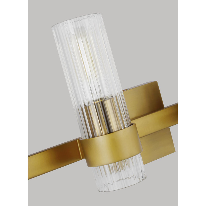Geneva 4 - Light Vanity Light, Burnished Brass
