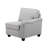 Leo 125" Light Gray Linen Modular L-Shape Sectional Sofa And Ottoman-2110921018