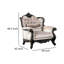 Fauteuil à oreilles touffeté de 44,25 po Tarver CAL117-1171895902-1171895889