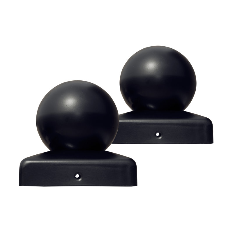 Capuchon pour poteau de barrière d'allée, H 3,8 po x l 3,5 po x P 3,5 po