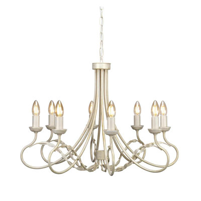 Ballyrashane 8 - Light Candle Style Chandelier