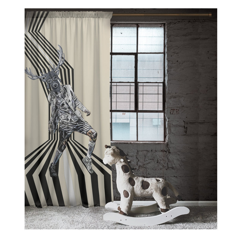 Blackout Curtain Panel Pair, 148 W x 350 D cm