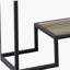 Table d'appoint avec 2 tablettes Country Oak