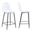 Tabourets de bar modernes de 25,5 po de hauteur comptoir en acrylique transparent avec structure en métal et repose-pieds-720376865-720376864