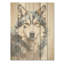 Siberian Dog Serenity I - Art mural en bois sur bois de pin naturel-1835133209