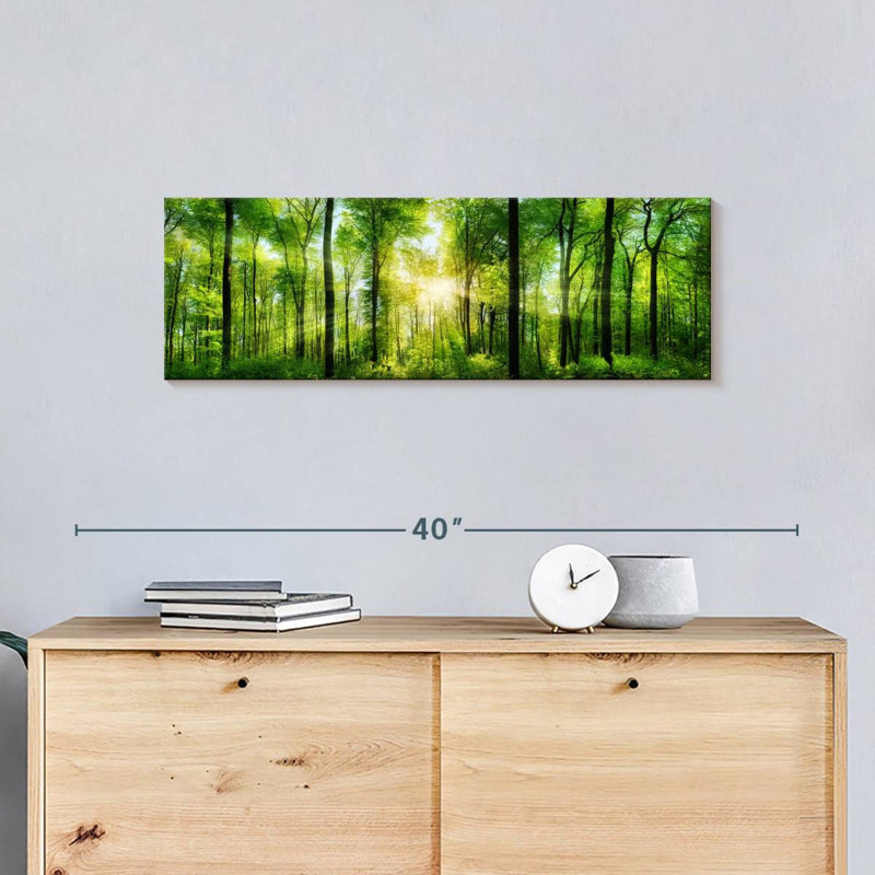 " Forest Panorama ", 10" H x 30" W 