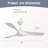 Kemp 52'' 3-Blade Standard Ceiling Fan with Remote Control-810435573