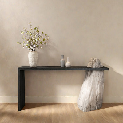 Console en bois massif de style chinois
