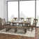 Acker Extendable Pine Solid Wood Dining Set