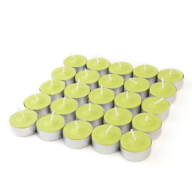 Bougie parfumée Citronella, Vert, Ensemble de 100