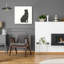 Red Barrel Studio «Black Cat II» par Chris Paschke, art mural en verre acrylique ACR-25074