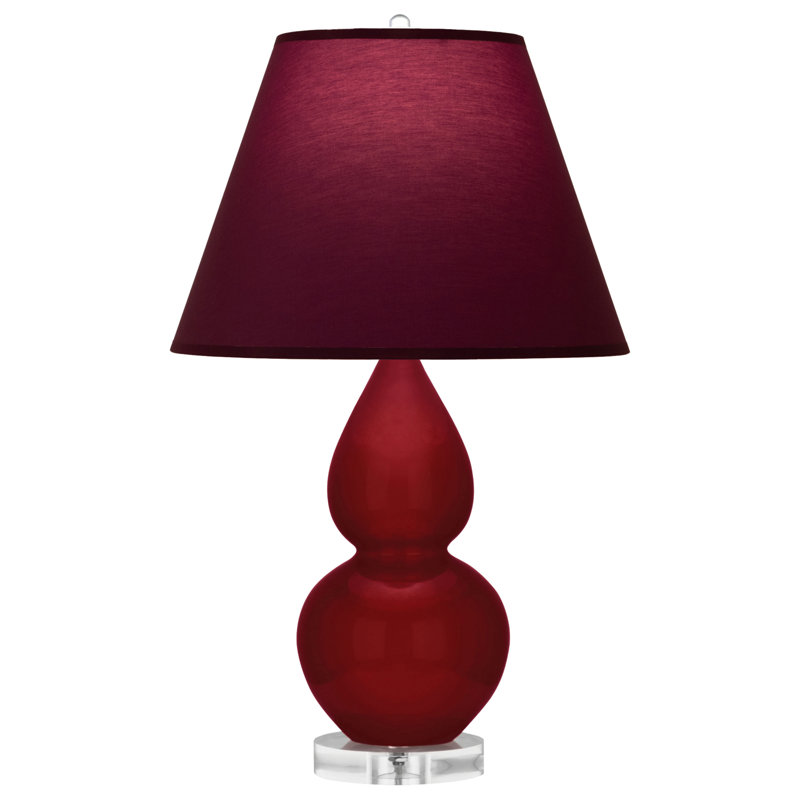 Petite lampe d'appoint à double gourde, Prune / lavande, Sangria