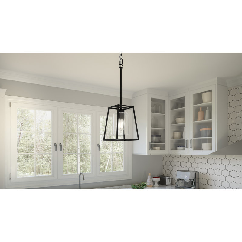 Agathla 1 - Light Single Pendant, Matte Black