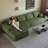 135" Cloud Sectional Couch with L-Shape Chaise