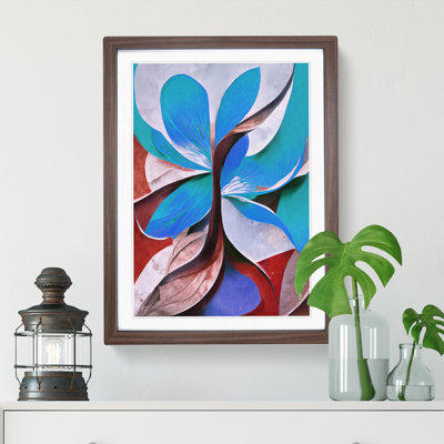 Stunning Abstract Flowers No.1 1 Piece Single Picture Frame Painting