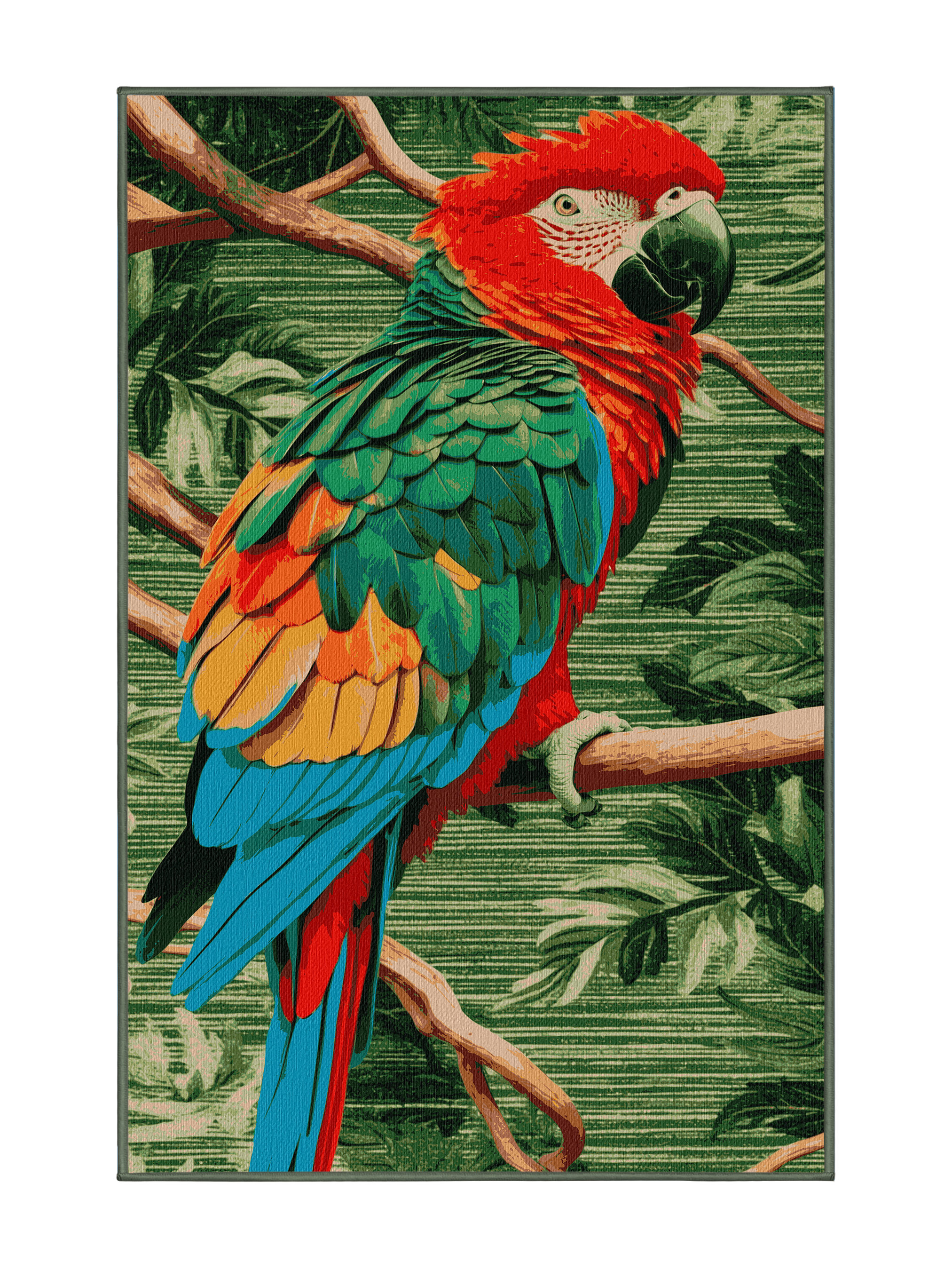 Vasa Parrot Rug Foundry Select Washable Australian King Parrot Birds Area Rug - Wayfair ...