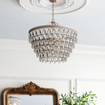 Avianca 6 - Light Unique / Statement Tiered Chandelier with Crystal Accents