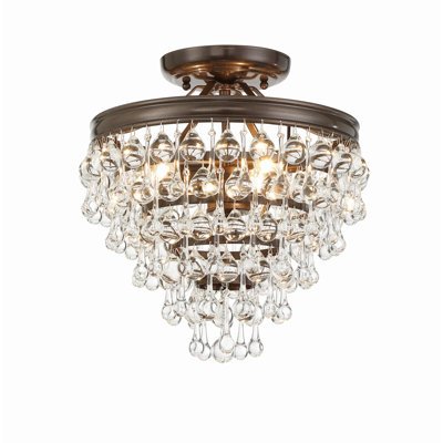 Plafonnier semi-encastré 3 lumières Stoneham