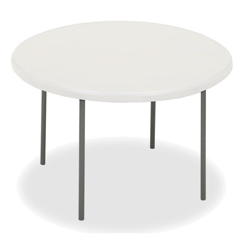 Table pliante portable Indestruc-Tables Too ™, Platine, H 29 po x L 60 po x l 60 po