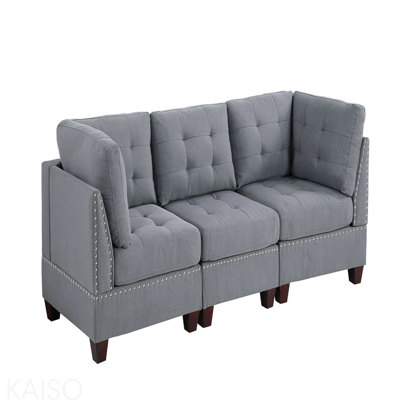 Ensemble modulaire - 3 pièces en gris, Gris