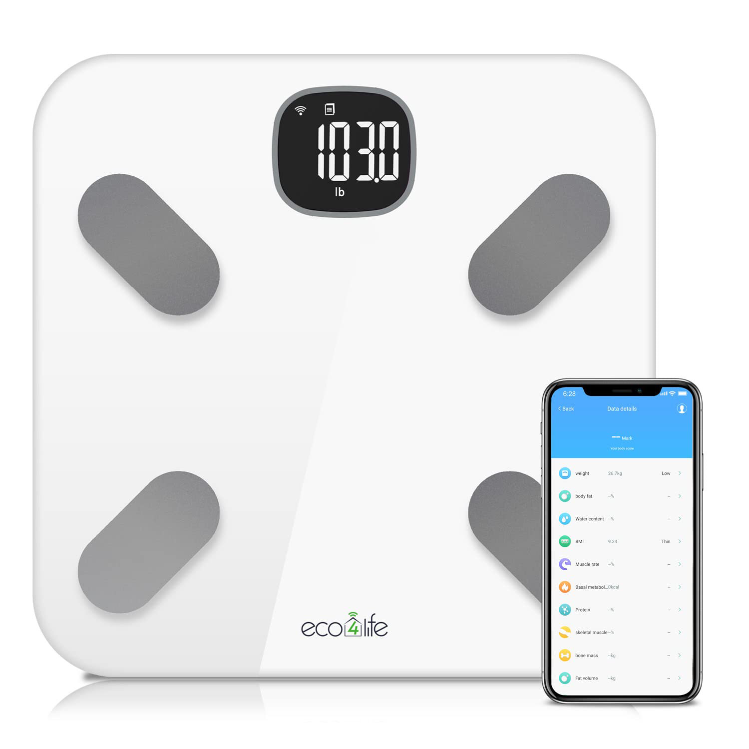 Bluetooth Digital Bathroom Scale - Dakota Wade