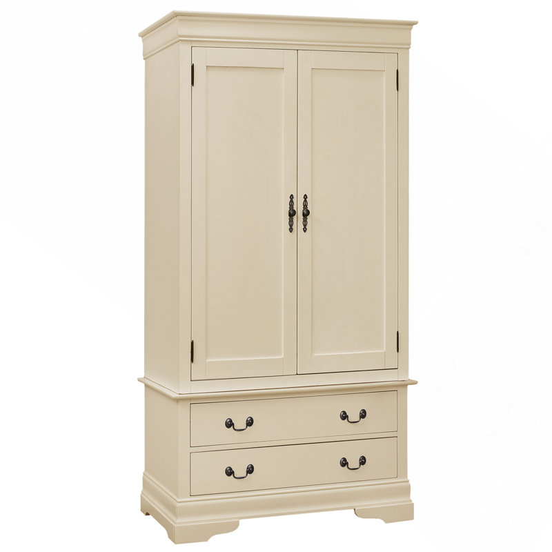 Armoire élégante beige traditionnelle, Beige