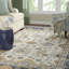 Hand Knotted Wool Ivory/Blue Area Rug-25110175-125942568