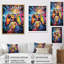 Coloré jeu vidéo rétro - art mural jeux vidéo-973610160-973610163