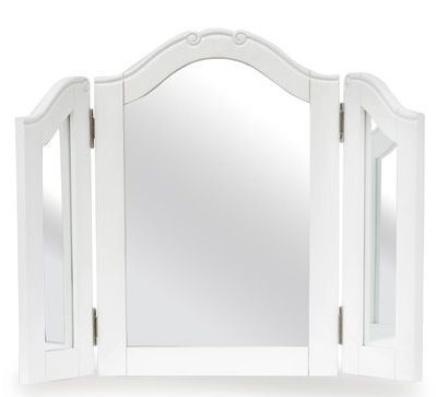 Lemaire Flat Wall Mirror, Antique White