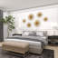 Ensemble de 3 décorations murales 3D en métal Starburst 16 po, 20 po, l 24 po-1541819371