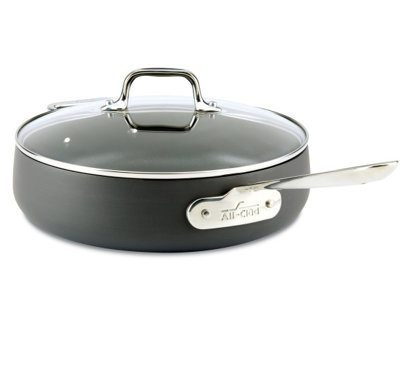 All-Clad Ha1 Non-Stick Hard-Anodized Aluminum Saucepan with Lid