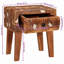Solid Wood End Table-1359179883