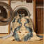  Tapis hawaïen lavable avec frégates-425457337