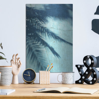 «Turquoise Shadow» par Photoinc Studio, art mural en métal