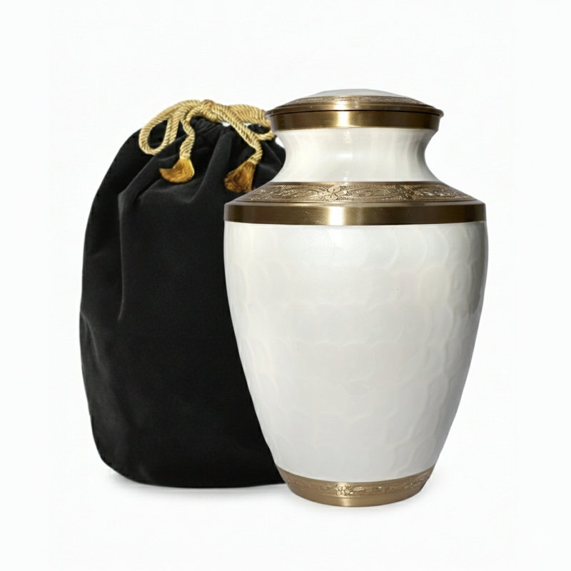 Memorial Urns, White