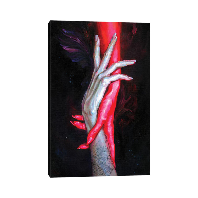 Allure by Eva Gamayun - Wrapped Canvas Painting, 30.48cm H x 20.32cm W x 1.905cm D