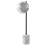 Elliot Marble and Metal Table Lamp with Glass Globe Shade-1205536212-1205536210