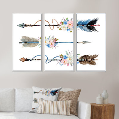 " Unknown " 3 - Pieces Painting Print
