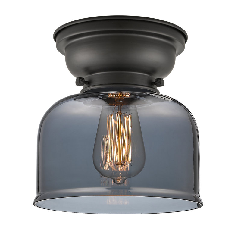 Plafonnier encastré 8 lumières Moody, Plaqué couleur fumée, Noir mat, Ampoule DEL 6 watts Vinage