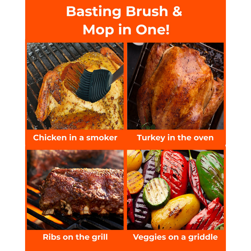 Basting Brush/Mop Rubber Handle