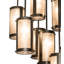 Lustre cylindrique à 9 lumières