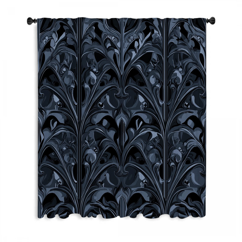 Rideaux de fenêtre Ornate Design, L 50 po x L 84 po