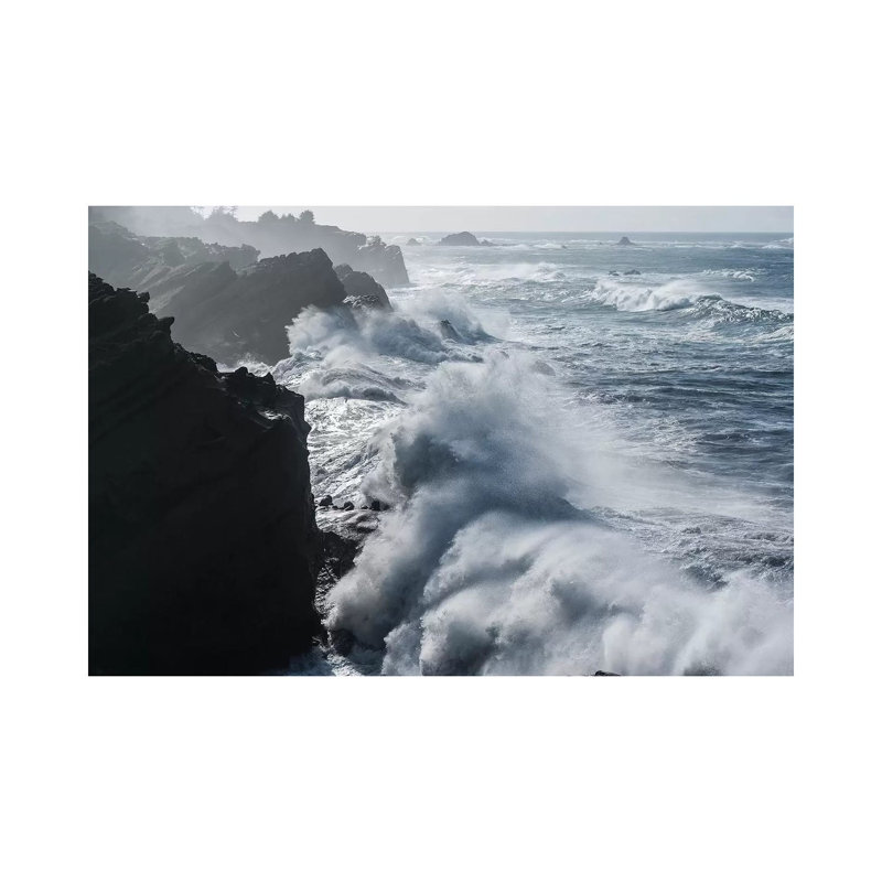 «Winter Storm regardant, Shore Acres State Park, Southern Oregon Coast, USA» par Stuart Westmorland - photographie sur toile tendue