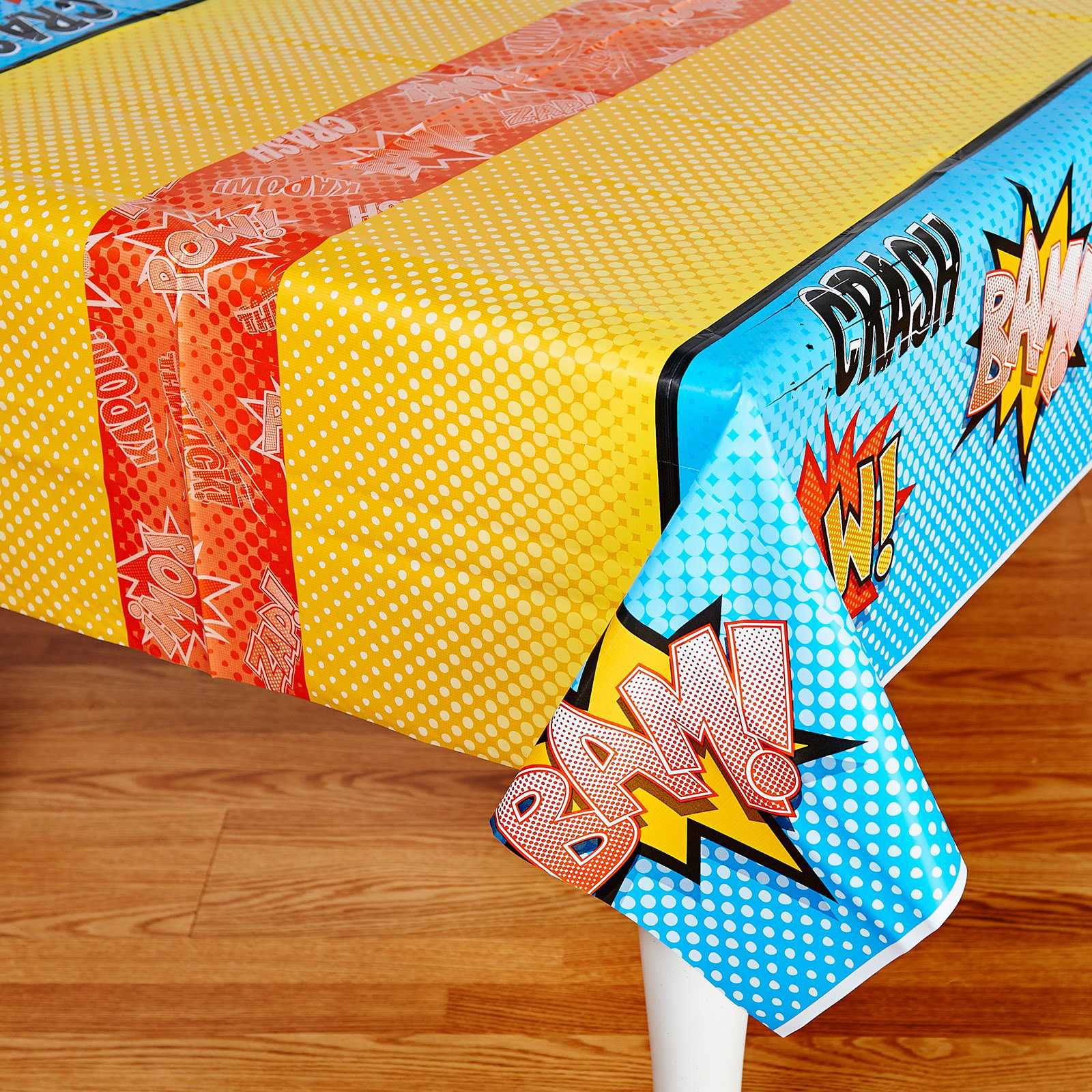 NA Superhero Comics Plastic Disposable Tablecover - Wayfair Canada