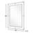 Samara Iron Rectangle Wall Mirror