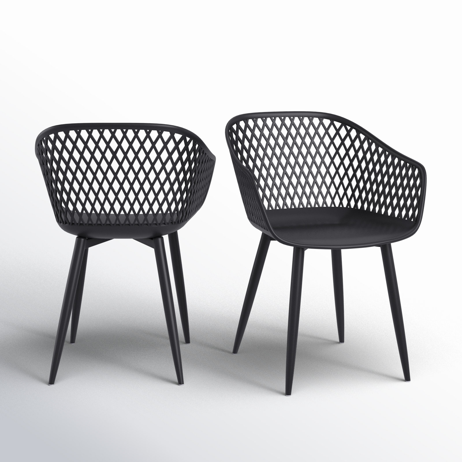 Newark Patio Dining Armchair, Black