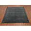 Tapis carré gris anthracite en laine Gabbeh 8 x 8